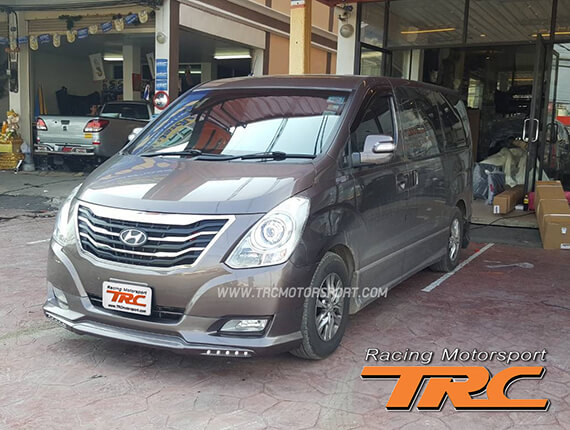 สเกิร์ตรอบคัน HYUNDAI H1 2015-2017 ทรง WARRIOR-TOUNEE งานพลาสติก ABS